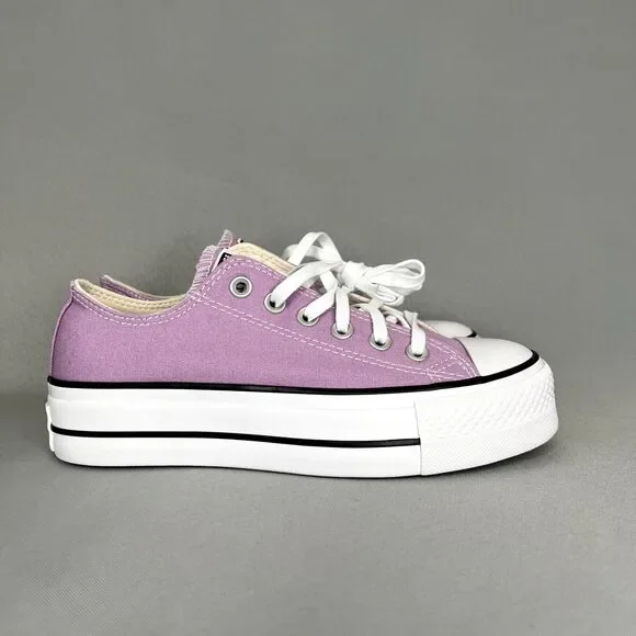 New Womens Converse Chuck Taylor All Star Lift Platform Multi Sz Purple Amethyst - Picture 13 of 16